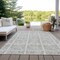 Homeroots 3' X 5' Taupe Beige And Tan Medallion Washable Indoor Outdoor Area Rug 589356 - alternate 4