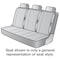 Dash Designs 2017-2017 FORD TRANSIT CUSTOM - 3RD ROW CUSTOM SEAT COVERS K382-01-8SBK - alternate 2