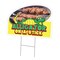 Signmission Alligator On A Stick Die Cut Yard & Stake outdoor plastic coroplast window, 1216 C-DC-1216-Alligator On A Stick19 - alternate 1