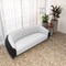 Leisuremod Opula Modern 3-Seater Vegan Leather Sofa, Solid Wood Frame OS74BLW - alternate 4
