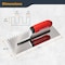 Powertec Stainless Steel Trowel with 1/4in x 3/8in Square Notch, Soft Grip Handle for Cement, Concrete 72181 - alternate 3