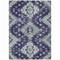 Homeroots 9' X 12' Purple Eggplant And Sage Medallion Washable Indoor Outdoor Area Rug 589018 - alternate 4