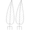 Pure Garden Trellis for Climbing Plants Outdoor Plant Support 2-Pack 55 in Metal Garden Trellis 50-LG1475 - alternate 1