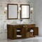James Martin Vanities Bellshire 72" Double Vanity, Honey Oak w/ 3 CM Victorian Silver Silestone Top 660-V72-HNO-3VSL - alternate 4
