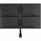 Atdec heavy duty dual vertical monitor mount with HD F-clamp, monitors sized 24-57, flat AWMS-2-BT75-H-B - alternate 2