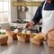 Eco Harmony Products Kraft Paper Take-Out Boxes, PFAS-Free, Recyclable, 6.8" x 5.4" x 2.5", 300PK 804586 - alternate 3