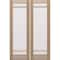 Doornmore G10302, 66.5" x 98" ( 2x32" Door) Left Hand, Mahogany SDL 3 Lite Exterior Door G10302-SW-3296_2_LI - alternate 4