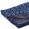 Homeroots 50" X 70" Blue And Off White Geometric Cotton Quilted Kantha Throw Blanket with Embroidery 544538 - alternate 2