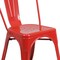 Flash Furniture Red Metal Indoor-Outdoor Stackable Chair CH-31230-RED-GG - alternate 6