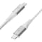 Belkin BOOSTCHARGE BRAIDED USB-C TO LIGHTNING CABLE 2M / 6.6FT, WHITE CAA004BT2MWH - alternate 4