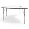 Flash Furniture Wren 96 in x 48 in Kidney Adjustable Height Activity Table, Thermal Laminate Top, Short Legs, White XU-A4896-KIDNY-WHT-T-P-GG - alternate 5
