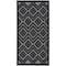 Homeroots 2' X 4' Charcoal And Black Geometric Indoor Outdoor Area Rug 573838 - alternate 4