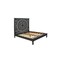 Homeroots Three Piece Black Solid Wood Bedroom Set 643650 - alternate 3