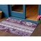 Homeroots 3' X 5' Purple Lavender And Ivory Aztec Washable Indoor Outdoor Area Rug 598496 - alternate 1