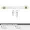 Amerock Glacio 6-5/16 in 160 mm Center-to-Center Clear/Champagne Bronze Cabinet Pull BP36656CCZ - alternate 4