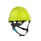 Jsp Vented, Short Brim Safety Helmet w/HDPE Shell, 4-Point Chinstrap, 6-Point Suspension and Wheel Ratchet 280-EV6252SV-CH-LY - alternate 1