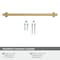 Amerock Davenport 10-1/16 inch 256mm Center-to-Center Champagne Bronze Cabinet Pull BP36620CZ - alternate 2