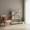 Homeroots 60" Gold And White Metal Four Tier Bookcase 347511 - alternate 5