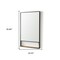 Homeroots 40" Black Metal Accent Mirror 607274 - alternate 3