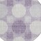 Homeroots 8' Purple And Ivory Round Geometric Washable Indoor Outdoor Area Rug 593626 - alternate 2