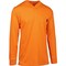 Pip AR/FR Dual-Certified Long Sleeve Henley, 10.6 cal/cm2 385-FRHN-(OR)-S - alternate 1
