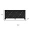 Homeroots 66in Black Wood Carved Geometric Accent Cabinet With Four Doors 691655 - alternate 4