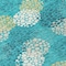 Homeroots 8' Emerald Gray And Ivory Round Polka Dot Washable Indoor Outdoor Area Rug 594234 - alternate 3