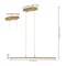 Jonathan Y Conley 39.5" Dimmable Adjustable Integrated LED Metal Linear Pendant, Brass Gold JYL7023C - alternate 7