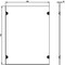 Siemens ALPHA 630 Universal Section cover without cutouts H=800 mm W=600 mm 8GK9622-5KK20 - alternate 3