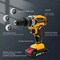 Edendirect 21V Cordless Drill Set, 2Ah Battery, 3/8 Keyless Chuck, 25+1 Position, 2-Speed, Yellow IR-0023 - alternate 3