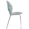 Leisuremod Opulent Plastic Dining Chair in Chrome Metal Legs, Smoke OC20TGR - alternate 5
