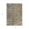Homeroots 5' X 8' Gold And Gray Abstract Washable Indoor Outdoor Area Rug 596795 - alternate 5