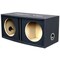 Deejay Led Double Heavy Duty 12-in Tuned Ported Round Woofer Empty Car Speaker Box 2X12ROUNDVENTED - alternate 1