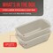 Bakken- Swiss White Marble Nonstick Loaf Pans Set of 2, 10.2in and 11in, Oven Safe to 450 DegF, Dishwasher Safe BKLOAFWHT2 - alternate 3