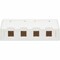 Tripp Lite SURF-MNT BX KEYSTONE JCK 4-PRT N082-004-WH - alternate 3