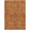 Homeroots 8' X 10' Copper And Ivory Geometric Washable Indoor Outdoor Area Rug 614068 - alternate 3