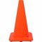 Tatco 18in Traffic Cone, Sturdy, Polyvinyl Chloride (PVC), Orange 25300 - alternate 1
