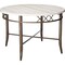 Homeroots 45" X 30" Faux Marble And Antique Dining Table 286026 - alternate 1