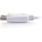 C2G 6 USB C TO DISPLAYPORT CABLE WHITE 26880 - alternate 2