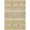 Homeroots 9' X 12' Gold Taupe And Beige Southwestern Washable Indoor Outdoor Area Rug 613907 - alternate 1