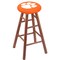 Holland Bar Stool Co Oak Bar Stool, Medium Finish, Clemson Seat RC30OSMed - alternate 1