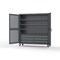 Strong Hold 12 GA Extreme Duty Ventilated (Diamond) Cabinet with Half-Width Drawers 66-V-244-6/5DB - alternate 2