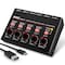 Pyle 4-Channel Bluetooth Mini Line Mixer with USB Audio Interface - 4 Mono/Stereo Switching Inputs PMAX4 - alternate 1