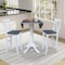 Whitewood Industries Extension Dining Tables, 45 in L, 38 in H, Parawood Top K05-42DPT-6B-S61332 - alternate 2