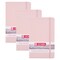 Talens Art Creation Sketchbook, 80 Sheets, 90lbs, Pastel Pink Cover, 5.1'' x 8.3'', 3PK 9314012M - alternate 1