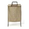 Homeroots Hanging Burlap And Iron Magazine Rack 389460 - alternate 3