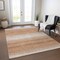 Homeroots 8' X 10' Copper And Beige Abstract Washable Indoor Outdoor Area Rug 599949 - alternate 6