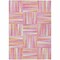 Homeroots 5' X 8' Blush Ivory And Orange Geometric Washable Indoor Outdoor Area Rug 598245 - alternate 4