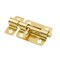 Prime-Line Door and Gate, Slide Barrel Bolt Latch 2-1/2 inch with Screws, Brass Plated (Single Pack) U 117536 - alternate 1