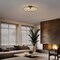 Jonathan Y Anders 23.25" Contemporary Scandinavian Dimmable Stripe UFO Integrated LED Flush Mount, Black/Gold Pa JYL7150A - alternate 2
